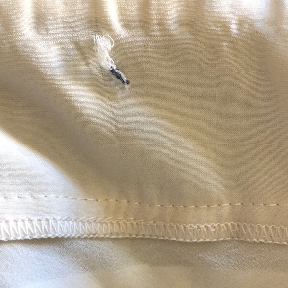 Bebe ombré ivory aqua Silk blouse - Picture 6 of 6